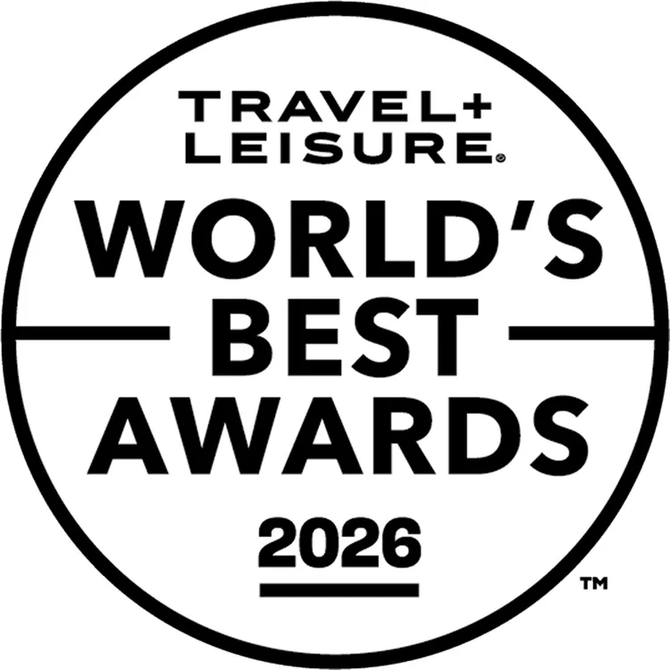 Travel + Leisure World's Best Awards 2026 seal